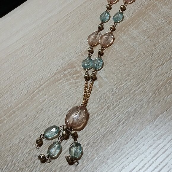 Fashion Jewelry Vintage Costume Jewelry Beaded Necklace #60 - Picture 6 of 8